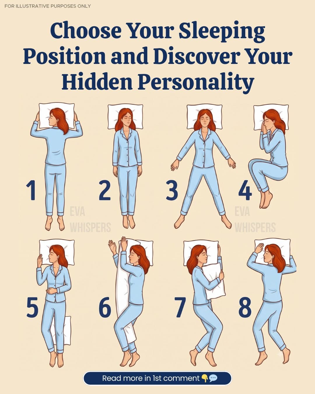 Choose Your Sleeping Position and Discover Your Hidden Personality