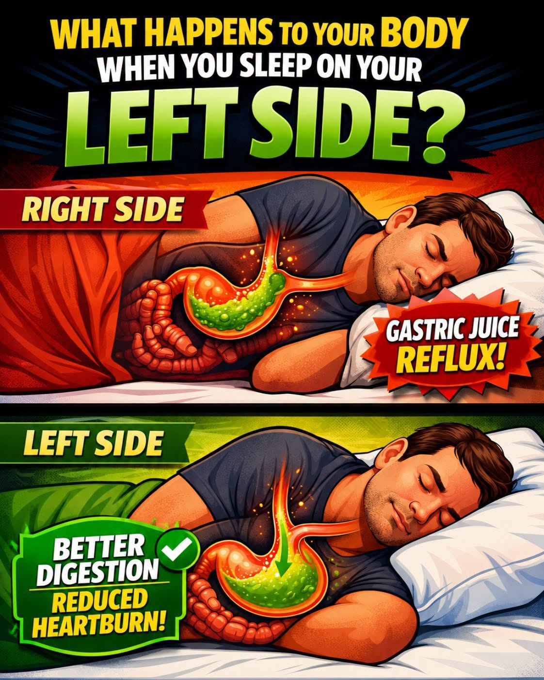 Scientists Explain How Sleeping on Your Left Side Affects Your Health