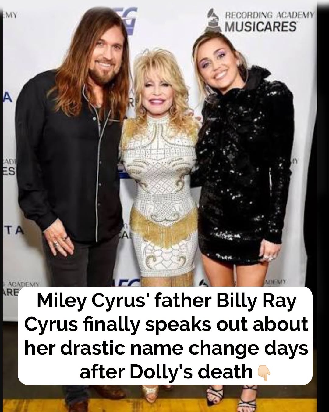 Billy Ray Cyrus breaks silence on Miley’s name change days after Dolly Parton’s death