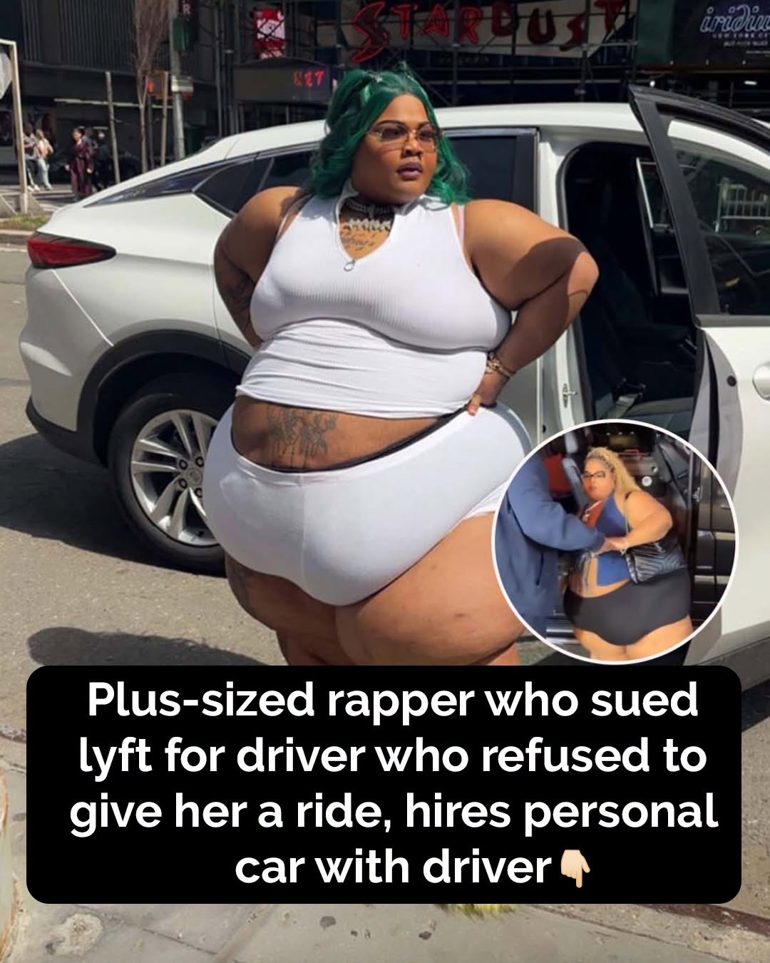 Rapper who sued Lyft for refusing ride over weight has new solution