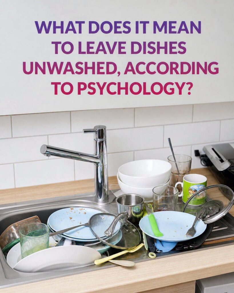 The Psychological Meaning of Leaving Dirty Dishes and Why They Shouldn’t Pile Up