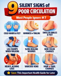 16 Warning Signs of Poor Blood Circulation and How to Treat It