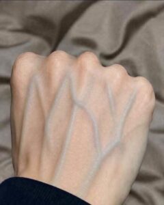 If your veins are visible in your hand, it is a signal
