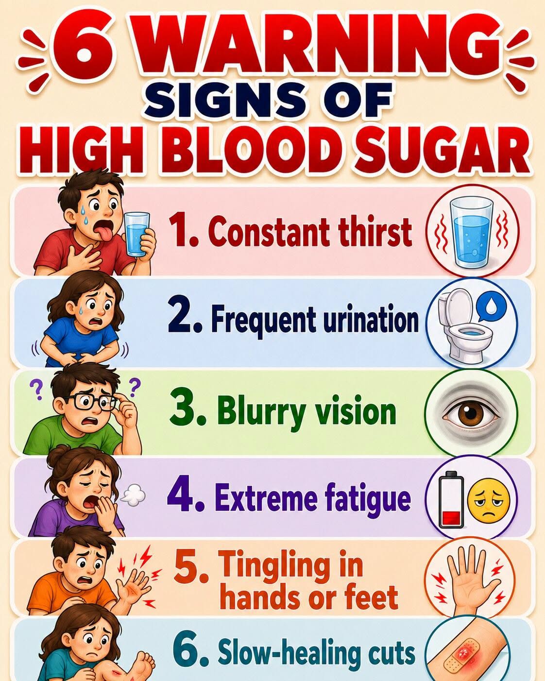 13 Warning Signs of High Blood Sugar and 9 Ways to Take Control of Your Health