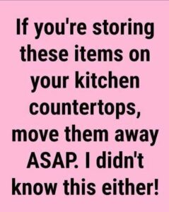 10 Things You Shouldn’t Be Storing on Your Kitchen Countertop