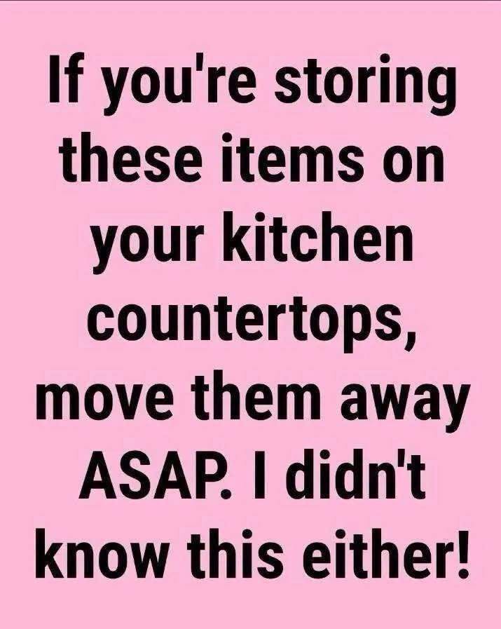 10 Things You Shouldn’t Be Storing on Your Kitchen Countertop
