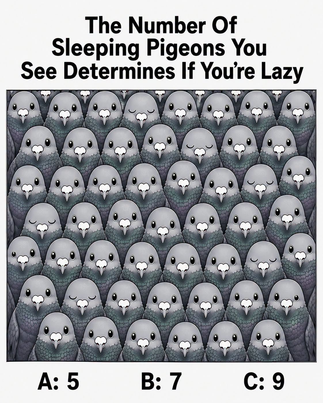 Count the Pigeons Carefully — Then Look Again and See What You Notice