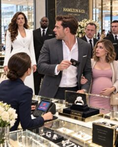 One minute after our divorce, my ex-husband proudly took his pregnant mistress shopping for a $1.5 million diamond, sneering, “My wife is finally out of the way.” But when he pulled out his black card, the manager suddenly stopped him