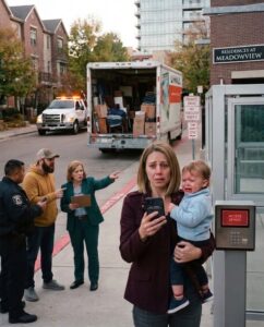 While carrying dessert to Christmas dinner, I froze outside the dining room hearing my mother laugh: “Claire won’t mind moving into an apartment. Her three-hundred-and-fifty-thousand-dollar condo belongs to Megan’s family now—rent-free.”
