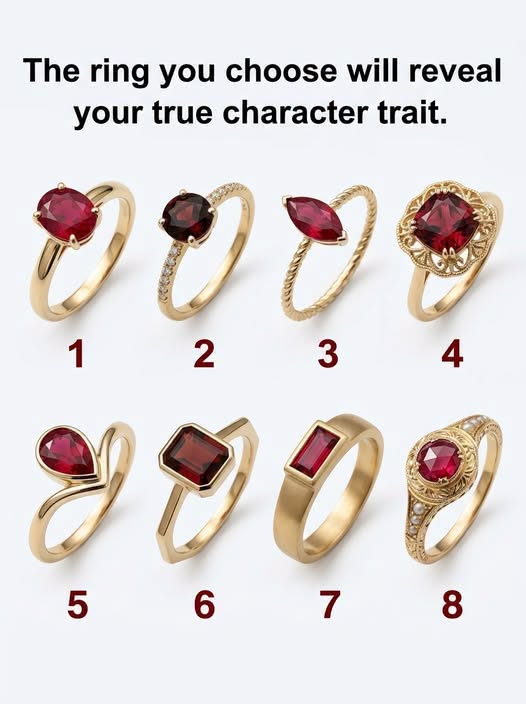 Pick a Ring—It Will Reveal Your Hidden Power and True Personality