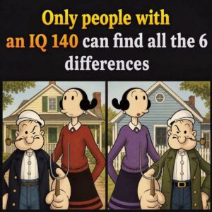 Only people with an IQ 140 can find all the 6 differences