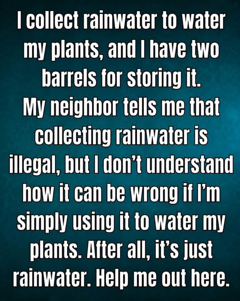 Can You Actually Go to Jail for Collecting Rainwater?