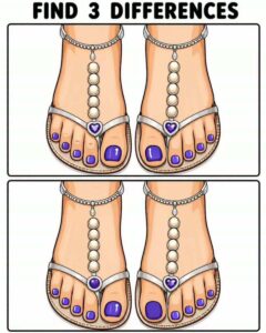 The Pearl Sandal Challenge: Find 3 Differences.