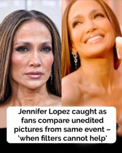 Fans accuse Jennifer Lopez’s latest photos of using editing