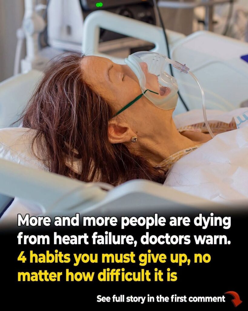 Doctors Warn: These 4 Habits Are Causing More People to Die From Heart Failure