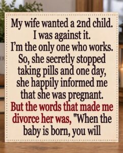She Secretly Got Pregnant—And It Ended Our Marriage..