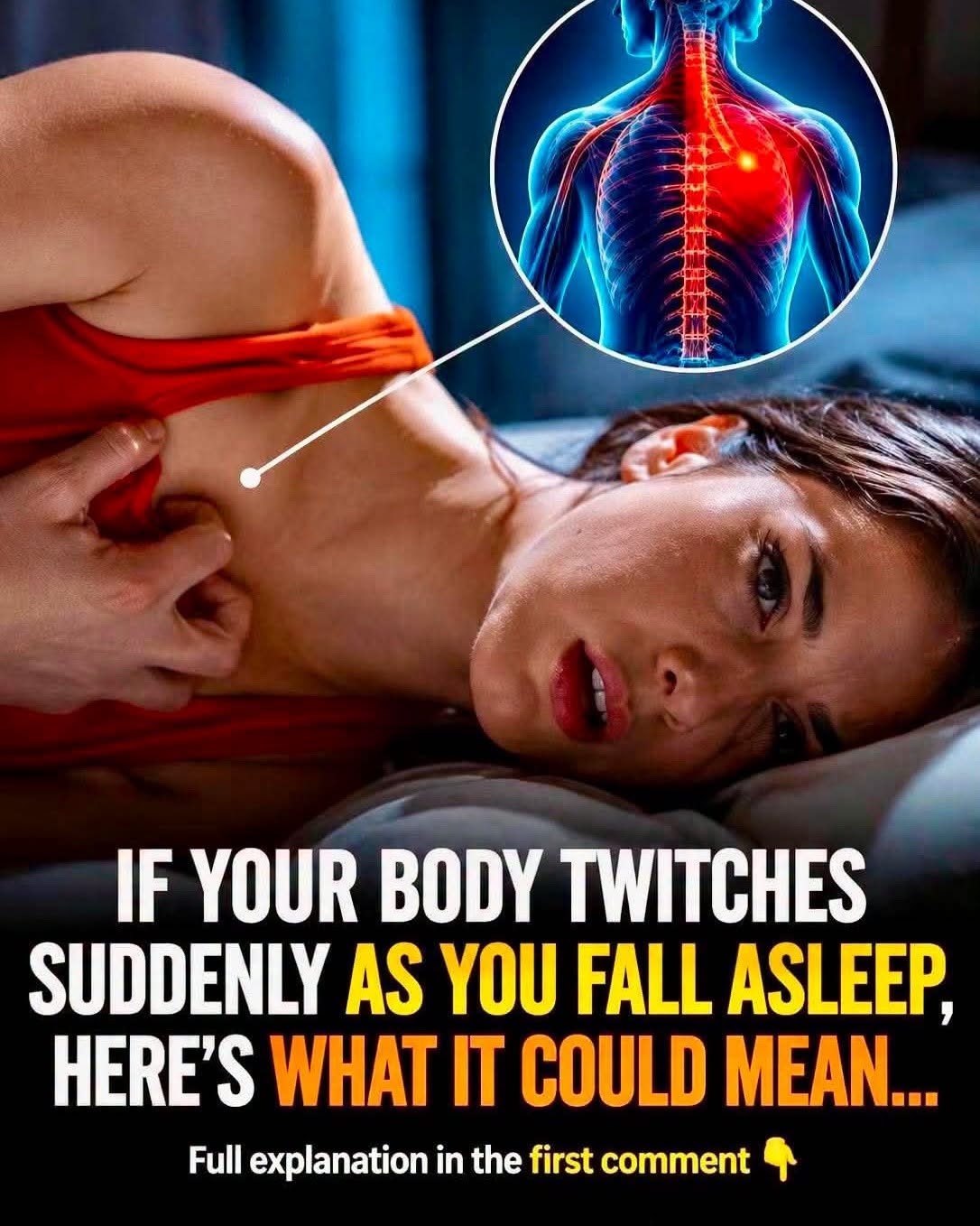 What it means when your body jerks as you fall asleep
