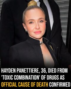 Hayden Panettiere, 36, died from ‘toxic combination’ of drugs as official cause of death confirmed