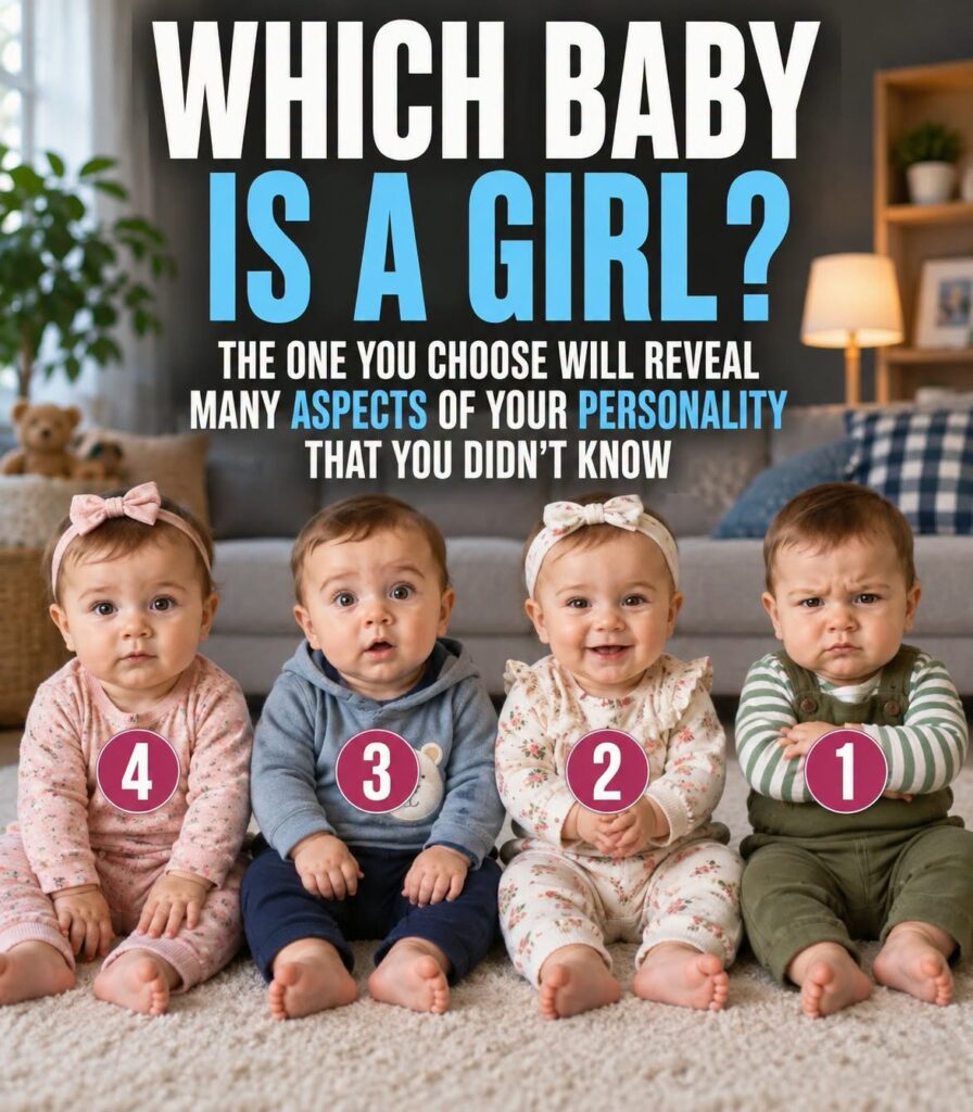 Psychological Test Which of These Four Babies Is a Little Girl