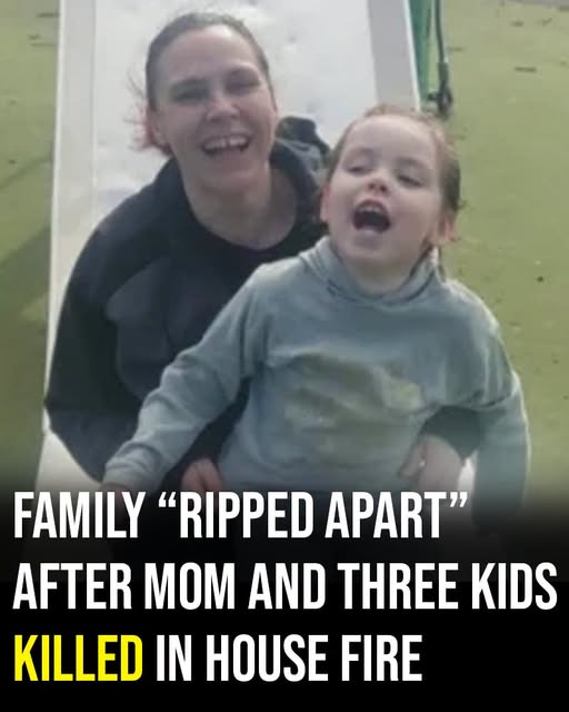 Family “ripped apart” after mom and three kids killed in house fire