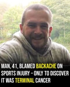 Man, 41, blamed backache on sports injury – only to discover it was terminal cancer