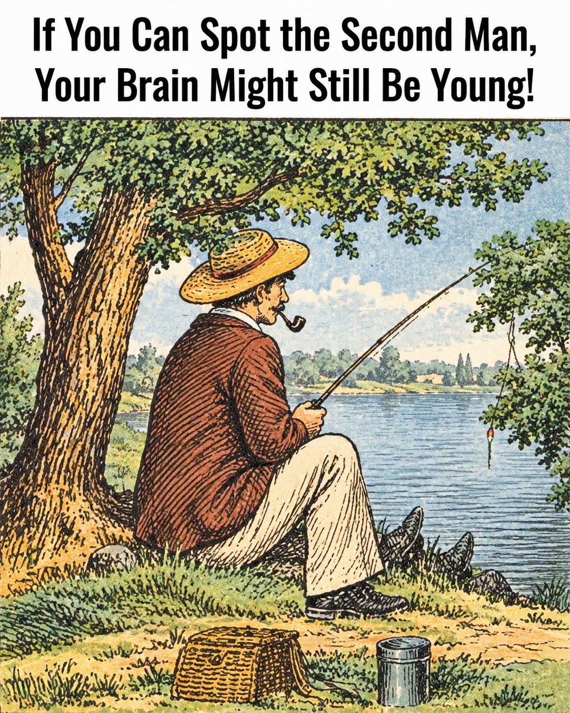 If You Can Spot the Second Man, Your Brain Might Still Be Young!