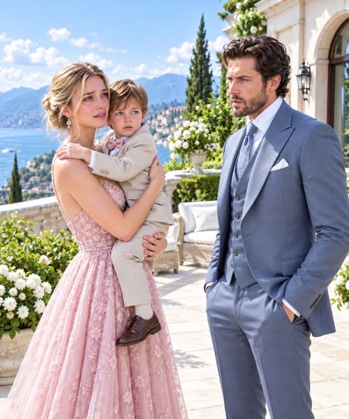 For three years, I believed my wife had abandoned me for another man, until I saw her on a sunlit terrace, holding a little boy with my eyes.