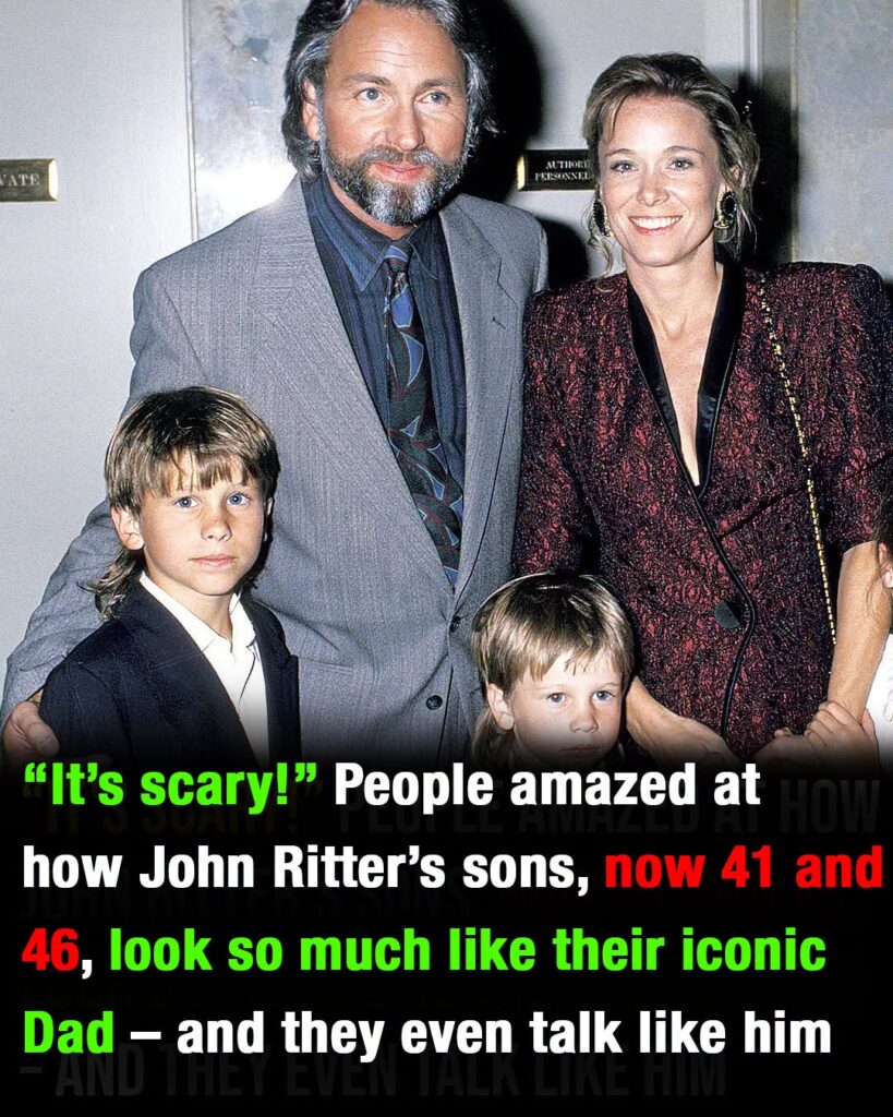 John Ritter’s sons are all grown up and fans can’t get over the resemblance