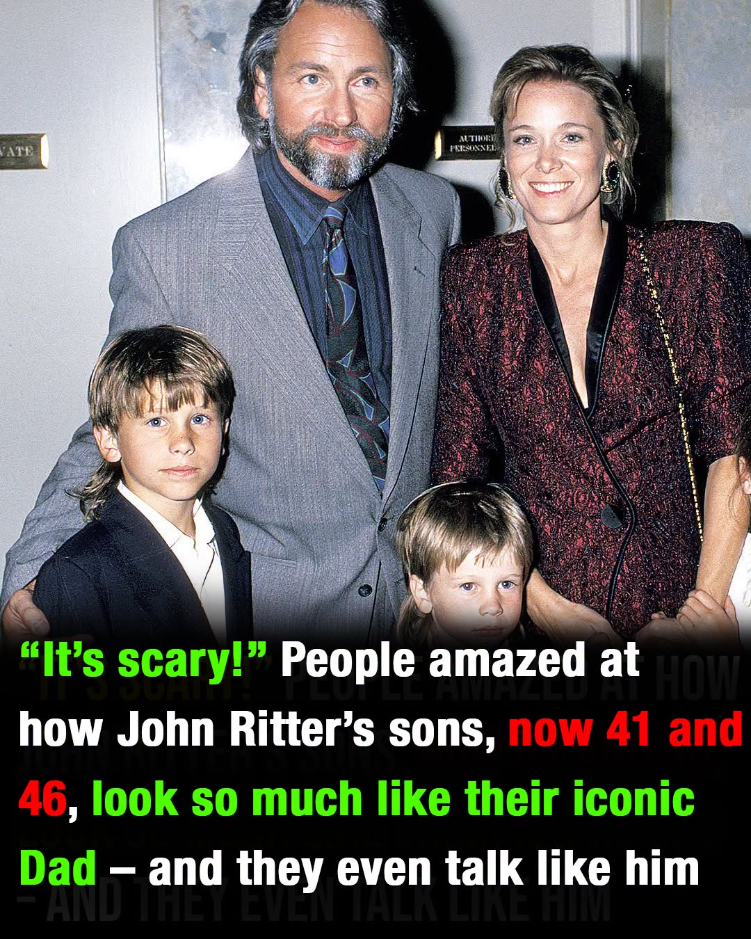 John Ritter’s sons are all grown up and fans can’t get over the resemblance