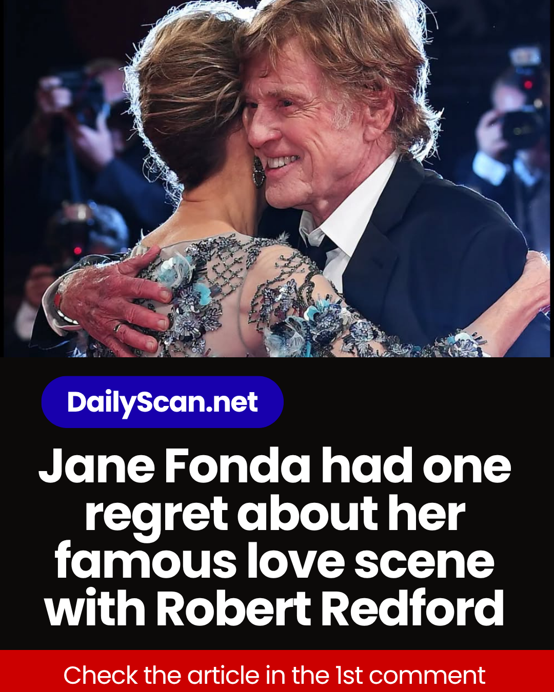 Jane Fonda had one regret about her famous love scene with Robert Redford