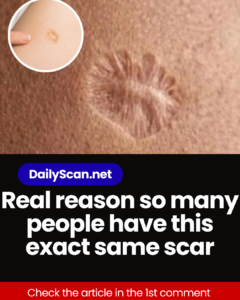 Real reason so many people have this exact same scar