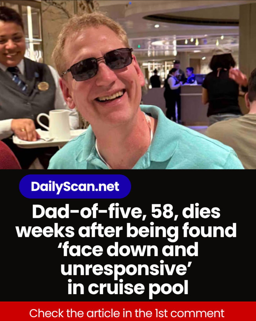 Dad-of-five, 58, dies weeks after being found ‘face down and unresponsive’ in cruise pool