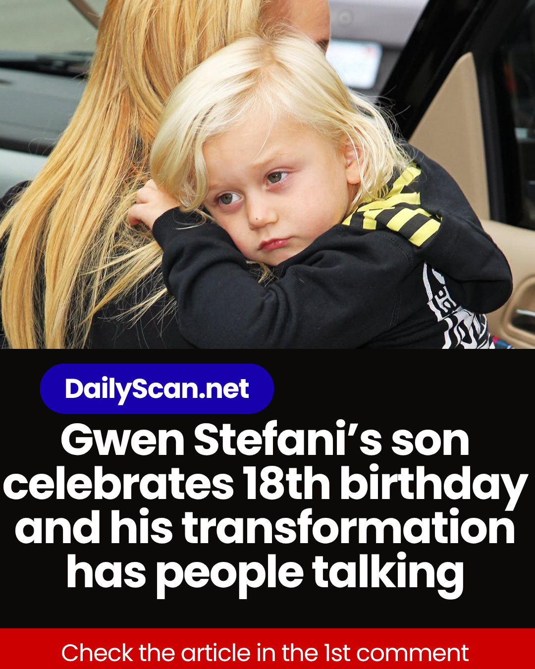 Gwen Stefani’s son celebrates 18th birthday and his transformation has people talking