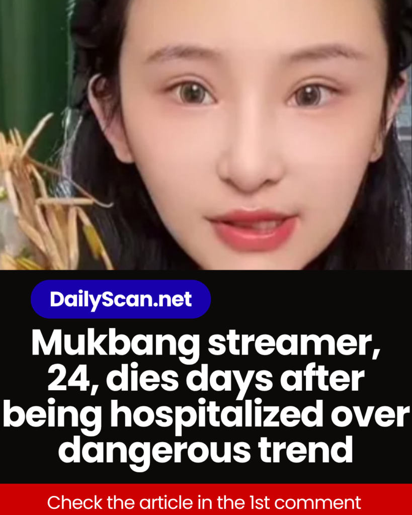 Mukbang streamer, 24, dies days after being hospitalized over dangerous trend