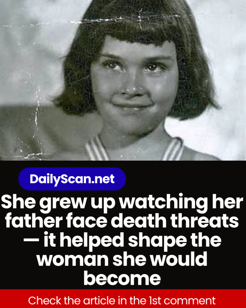 She grew up watching her father face death threats — it helped shape the woman she would become