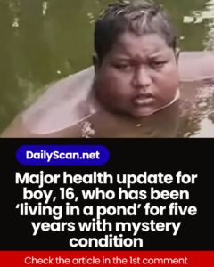 Major health update for boy, 16, who has been ‘living in a pond’ for five years with mystery condition