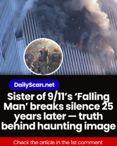 Sister of 9/11’s ‘Falling Man’ breaks silence 25 years later — truth behind haunting image