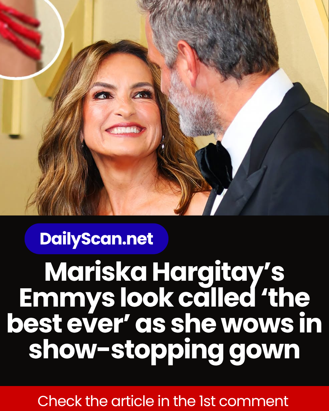 Mariska Hargitay’s Emmys look called ‘the best ever’ as she wows in show-stopping gown