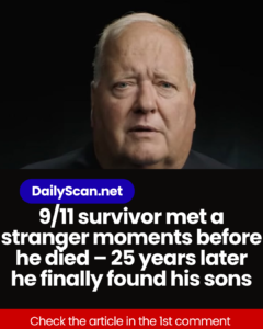 9/11 survivor met a stranger moments before he died – 25 years later he finally found his sons