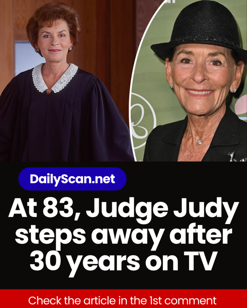 At 83, Judge Judy steps away after 30 years on TV