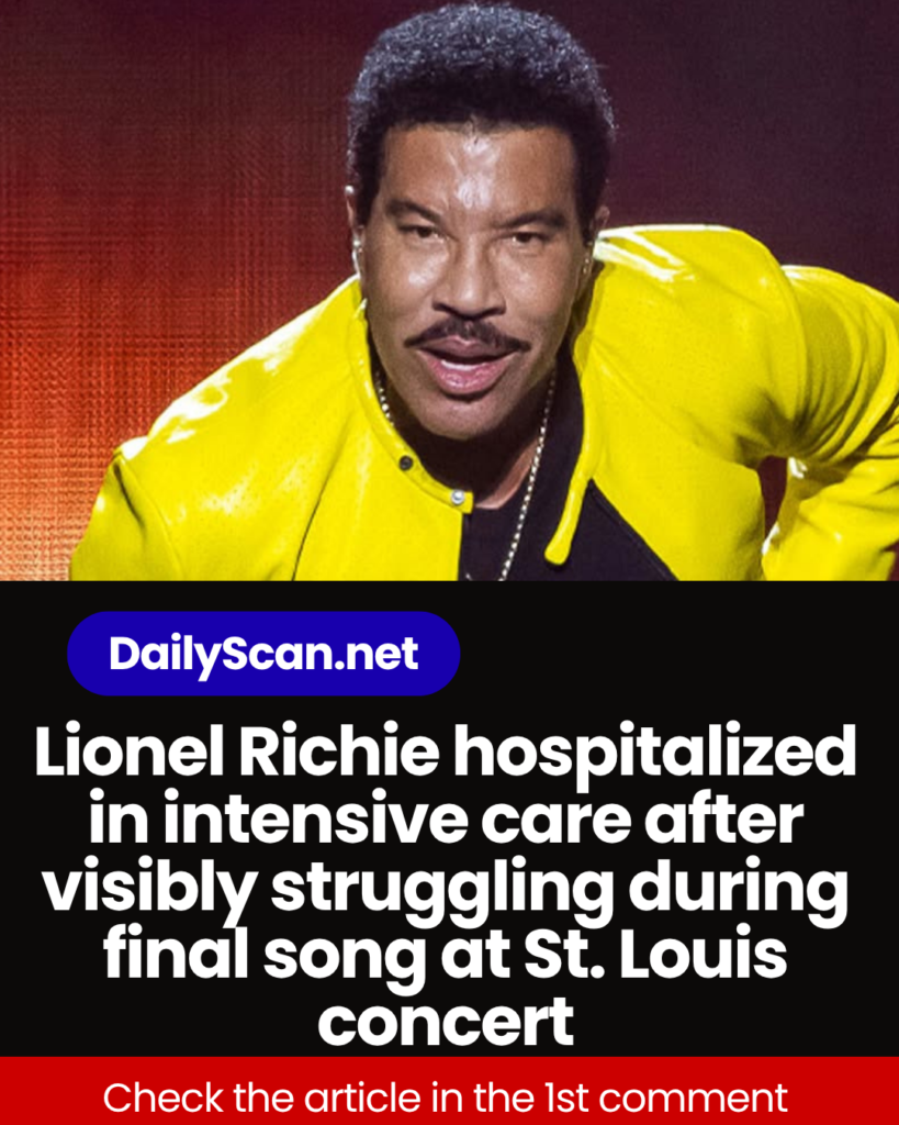 Lionel Richie hospitalized in intensive care after visibly struggling during final song at St. Louis concert