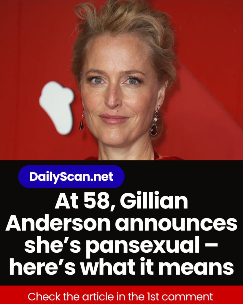 At 58, Gillian Anderson announces she’s pansexual – here’s what it means