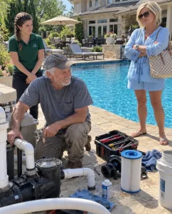 My Dad Finished Repairing My Boss’s Pool and Was Refused Payment, Then One Look at the Water Told Him Exactly What to Do