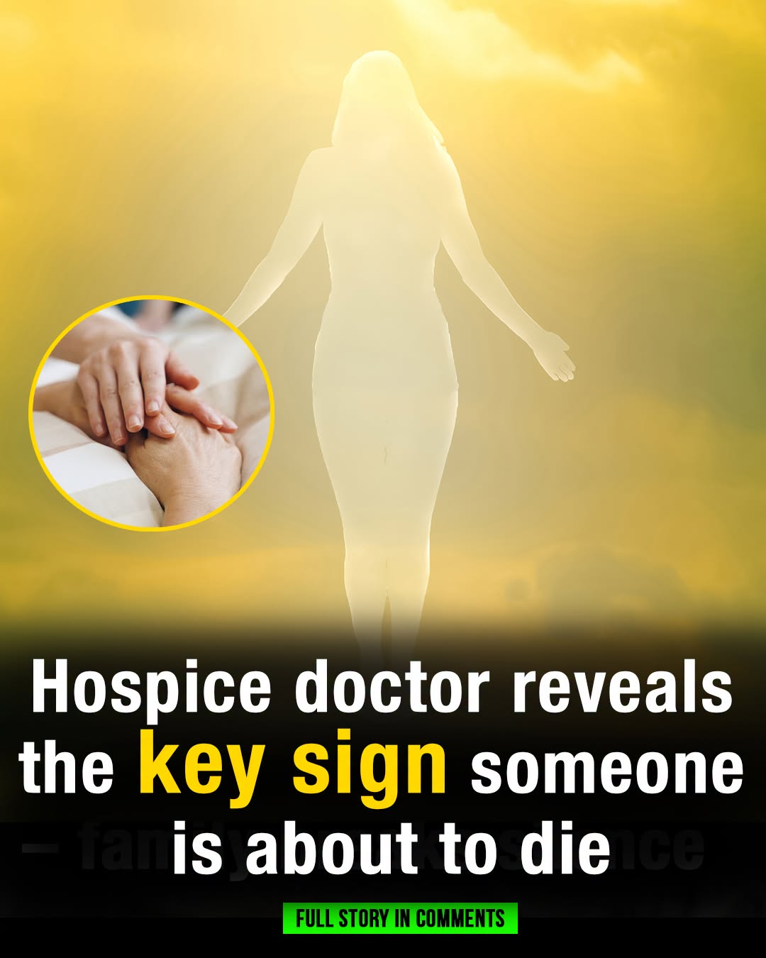 Hospice doctor reveals the key sign someone is about to die