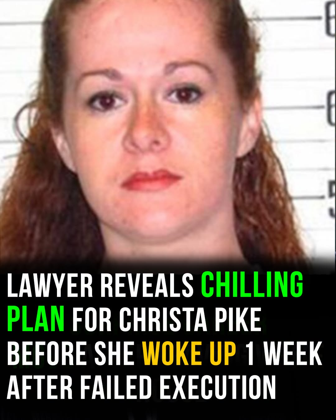 Lawyer reveals chilling plan for Christa Pike before she woke up 1 week after failed execution