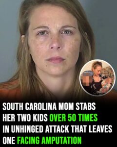 South Carolina mom stabs her two kids over 50 times in unhinged attack that leaves one facing amputation: cops