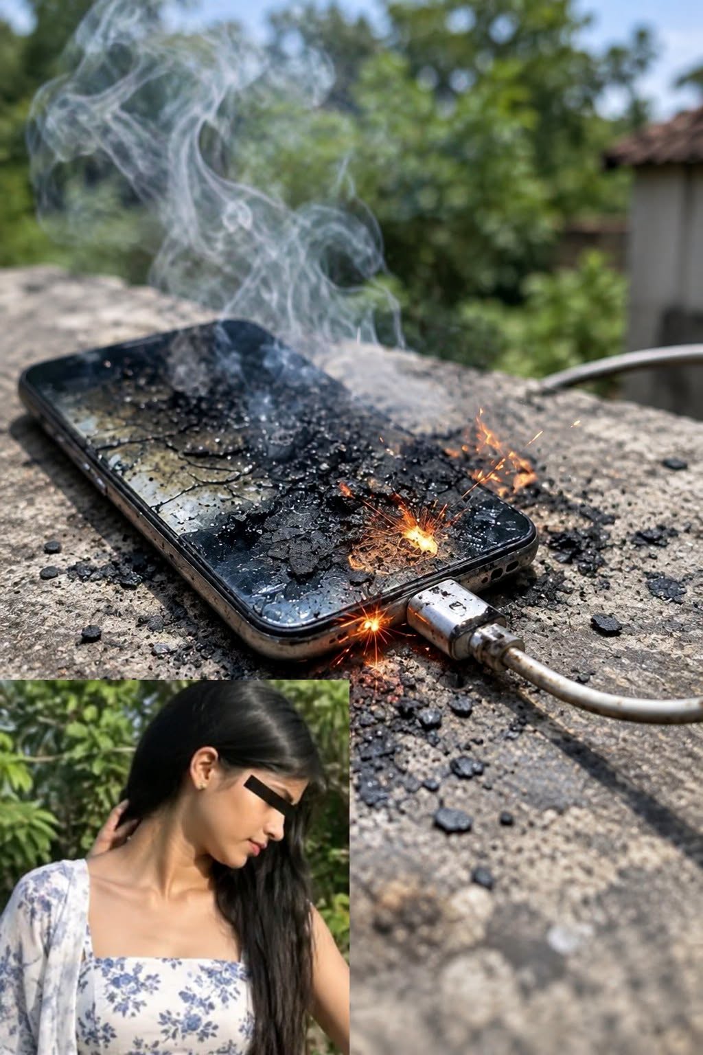 Warning never put the charger like this po… see more