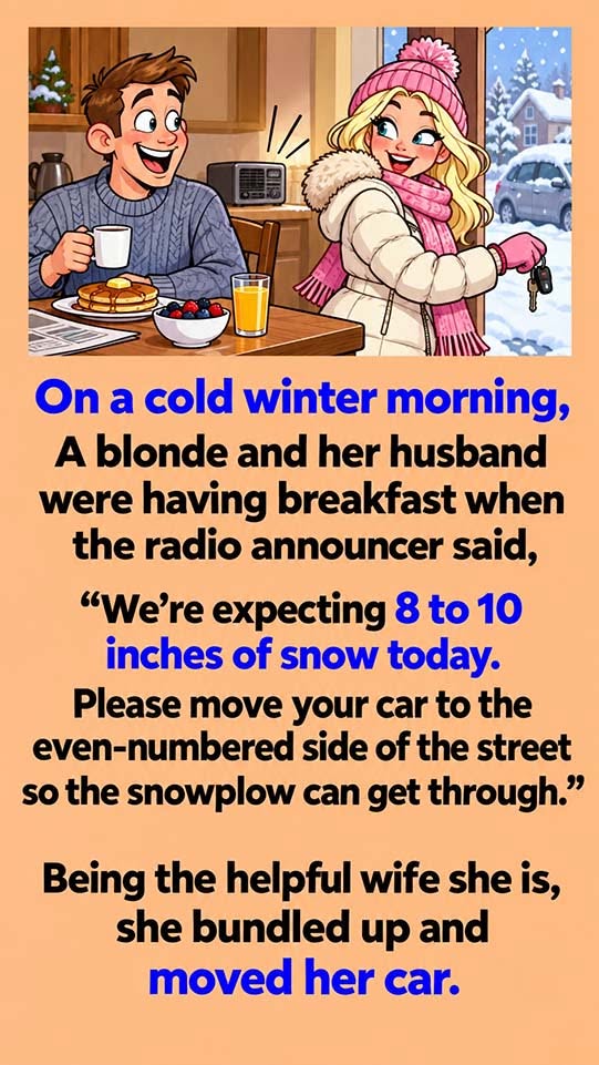 On a freezing cold winter morning