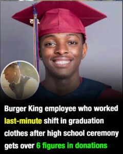 Teen who flipped burgers in grad gown inspires $230,000 in donations