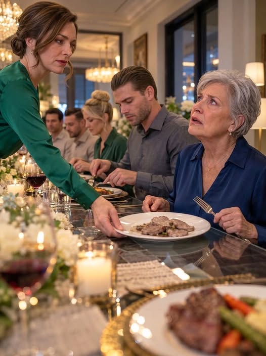 At seventy-three, I watched my son’s family eat steak while his wife put a cold leftover on my plate. That night, I found an email